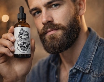 Bartöl - Bartje - mit Vitamin E (vegan) mit unisex Duft Torso