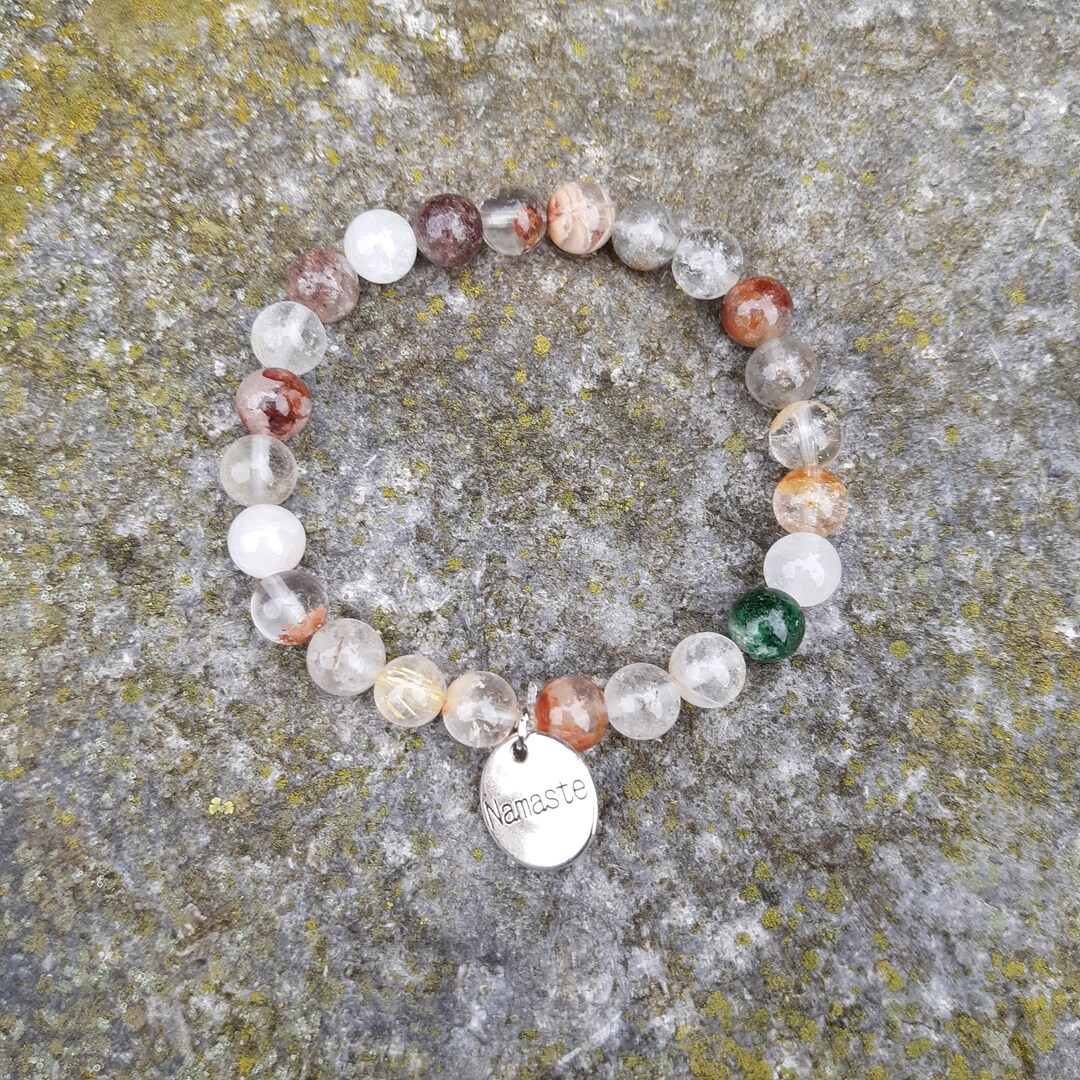 Shaman Quartz Bracelet Dream Quartz Phantom Quartz Bracelet Etsy