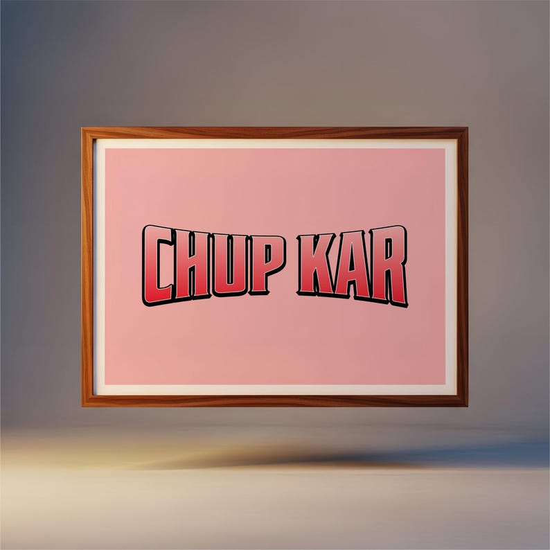 Punjabi Wall Art: Colorful Desi Humor - Digital Download image 4