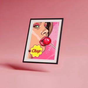 Funny Desi Art Print: Pop Art Modern Indian Poster (Digital Download)