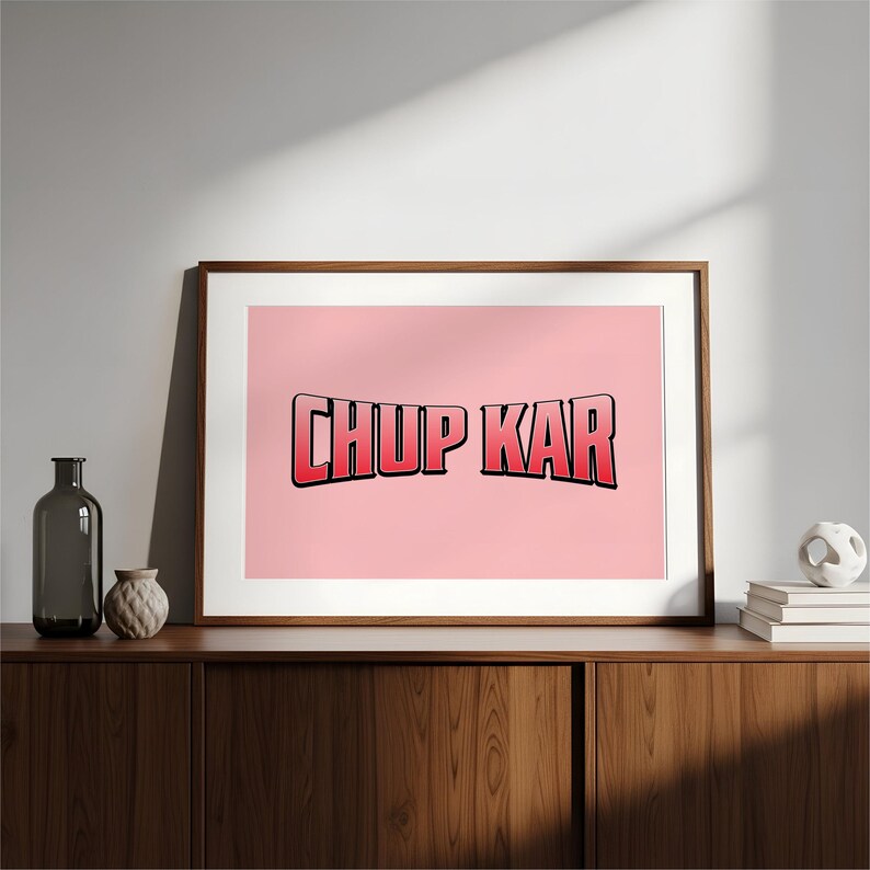 Punjabi Wall Art: Colorful Desi Humor - Digital Download image 5