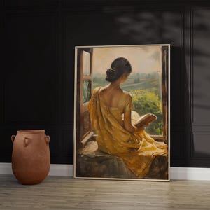 Indian Poster, Digital Download, Desi Art, Illustration Painting Indian Woman, Feminist Art