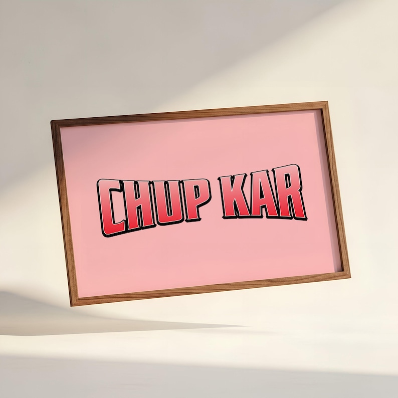 Punjabi Wall Art: Colorful Desi Humor - Digital Download image 2