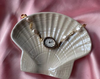 Bracciale per orologio con perle d'acqua dolce