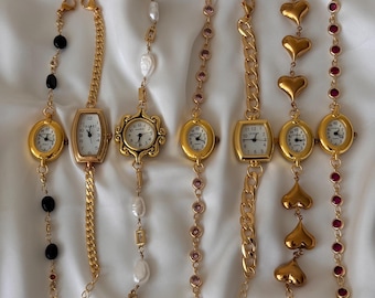 Gold Watch Bracelet Collection — 7 Styles