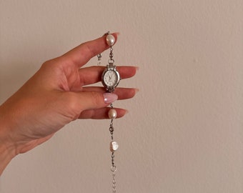 Handmade Pearl Watch Bracelet – Elegant & Unique Jewelry for Women