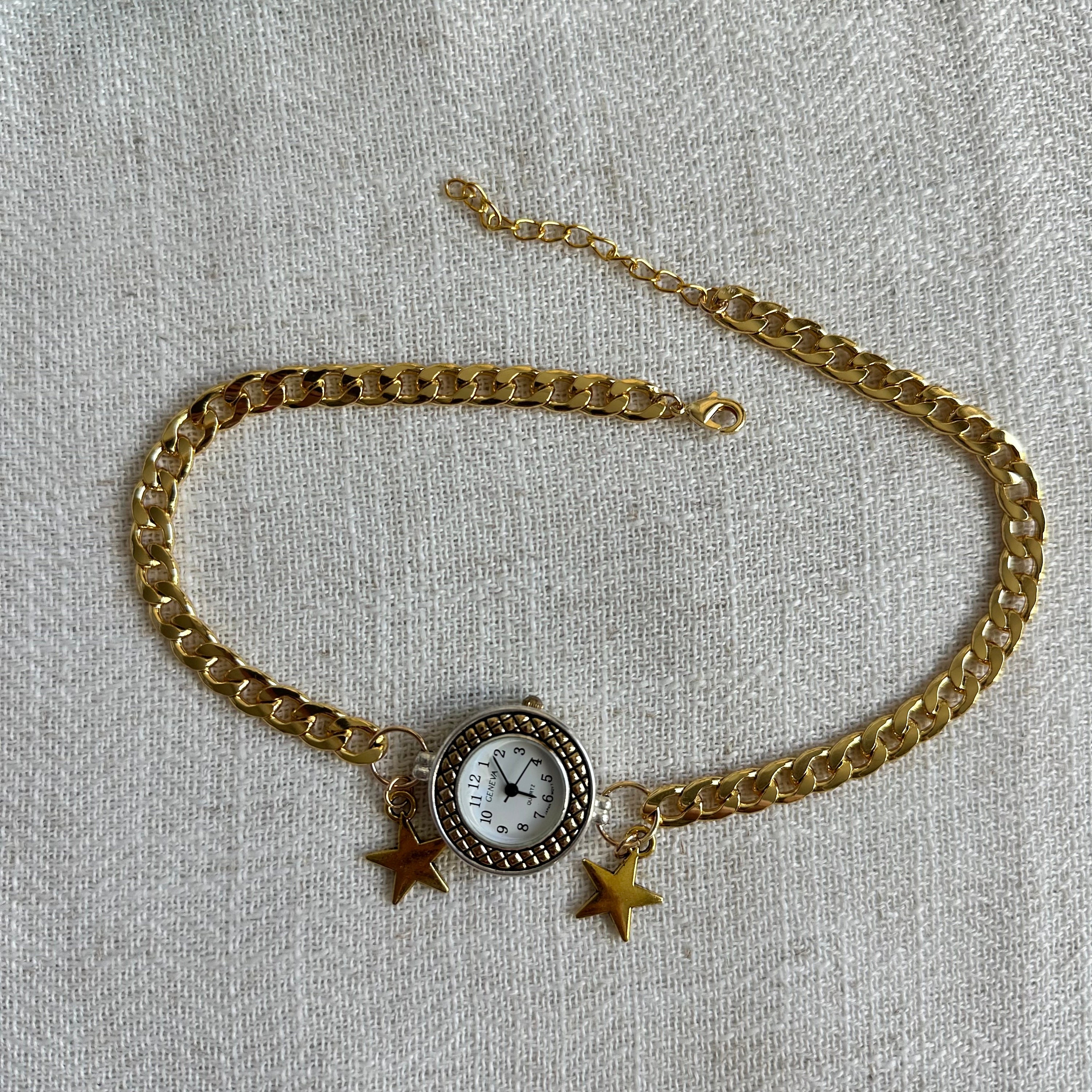 Watch Choker Necklace Etsy