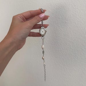 Handmade Pearl Watch Bracelet – Elegant & Unique Jewelry for Women