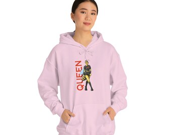 Sudadera con capucha unisex de mezcla pesada