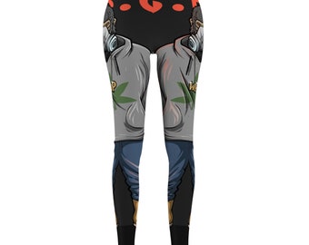 Leggings casuales de corte y costura para mujer
