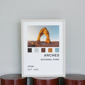 Arches Nationalpark Digitaler Download | Wandbild | Nationalpark Poster |
