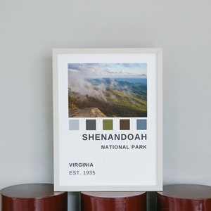 Shenandoah National Park Digital Download | Wall Art | National Park Poster |