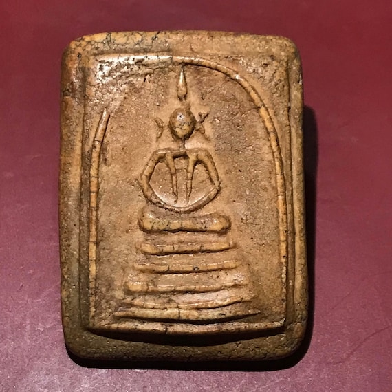 Phra Somdej THAI AMULET Buddha Talisman Pendant L… - image 1
