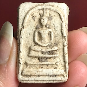 Thai Amulet Phra Somdej/ Lucky Charm from THAILAND/ Old Rare Pendant for Necklace/ Protect Man and Woman
