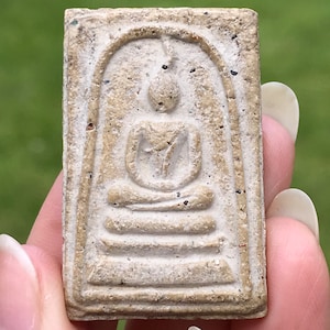 Phra Somdej THAI AMULET Buddha Talisman Pendant Luck Charms Old Rare