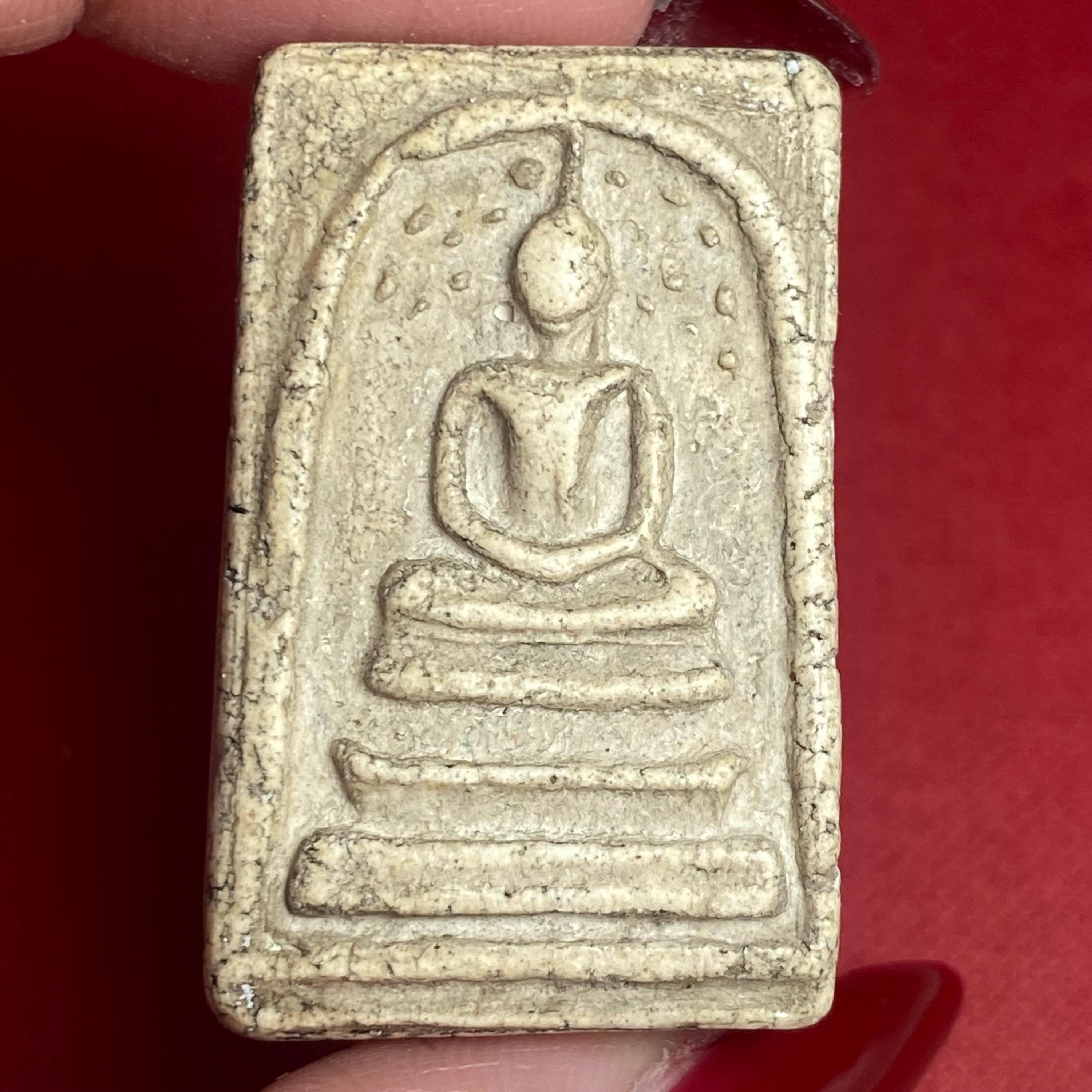Phra Somdej Amulet, Large Model, Sacred Powder, Rare Collectible, Excellent Condition
