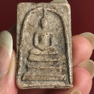 Phra Somdej THAI AMULET Buddha Talisman Pendant Luck Charms Old Rare