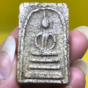Phra Somdej THAI AMULET Buddha Talisman Pendant Luck Charms Old Rare