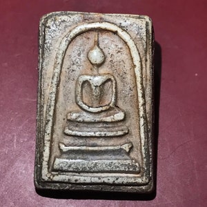 Phra Somdej THAI AMULET Buddha Talisman Pendant Luck Charms Old Rare