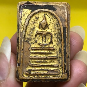 Phra Somdej THAI AMULET Buddha Talisman Pendant Luck Charms Old Rare