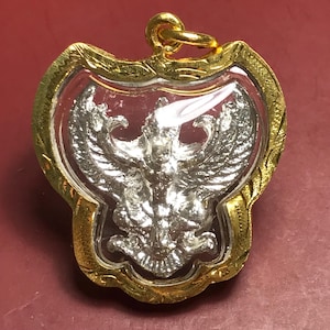 Rare King Gauda, Powerful Pendant Talisman, Helps Protect from Black - Magic, Luckky Charm Thai Amulet