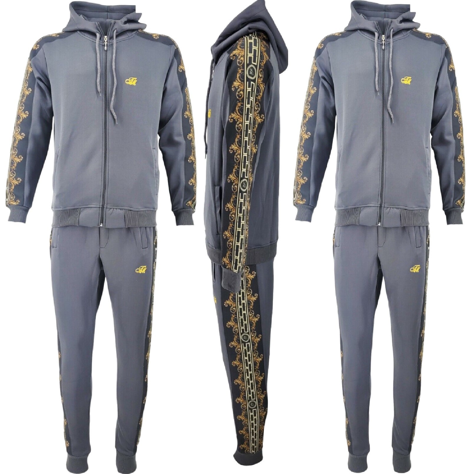 Shop Tom and Jerry Print Zip Through Jacket with Hood and Joggers Set  Online