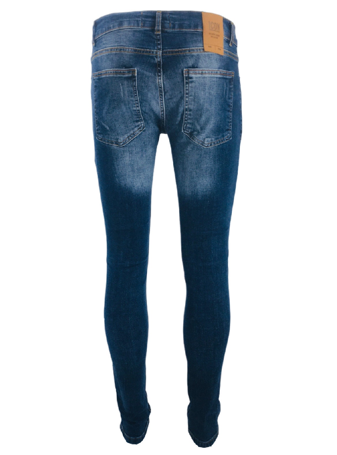 Denim Jeans Men's Blue Patchwork Paint Splatter Distressed Etsy