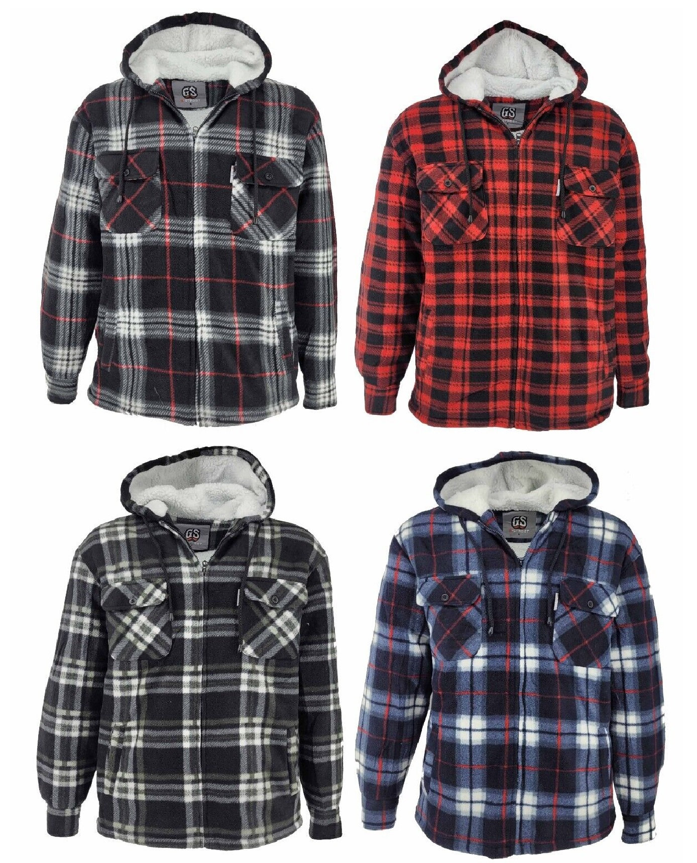 Buy Sherpa Lined Flannel Jacket Online In India -  India