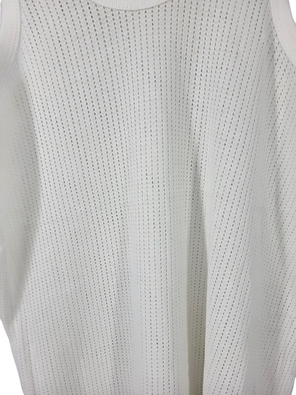 Mens Pendeen Vest Top Shirt Premium 100% Cotton Mesh Fishnet String ...