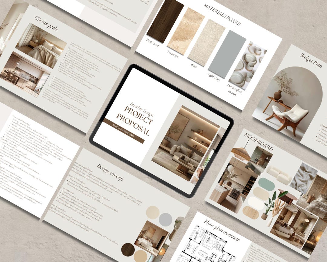 Interior Design Proposal | Interior Design Presentation | Client ...