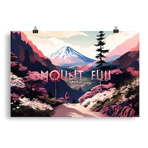 Mount Fuji Destination Series Poster