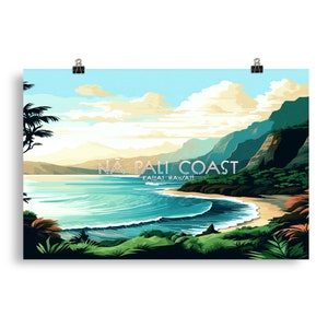 Na Pali Coast Destination Series Poster