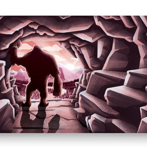 Big Foot&#39;s Cave Poster