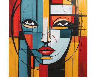 Modern Art Canvas Print of "Chromatic Essence" by Tyler Grund