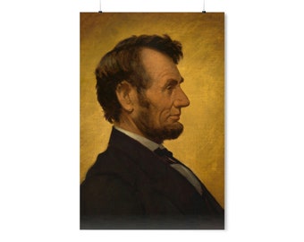 Abraham Lincoln Poster: Famous Portait by William Willard c.1864 (24"x36")