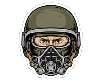 Spetsnaz Military Character Sticker
