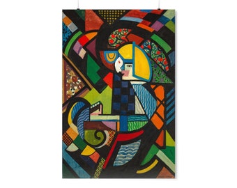 Print of "Daughter in a Rocker" Painting by H. Lyman Saÿen c.1917