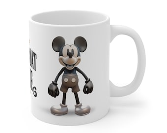 Steamboat Willie Vintage Cartoon Ceramic Mug 11oz