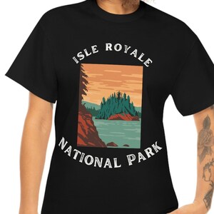 Isle Royale - Michigan shirt, National park shirts, Mens Tshirt, adventure T shirt, vacation memories shirt, national park swag