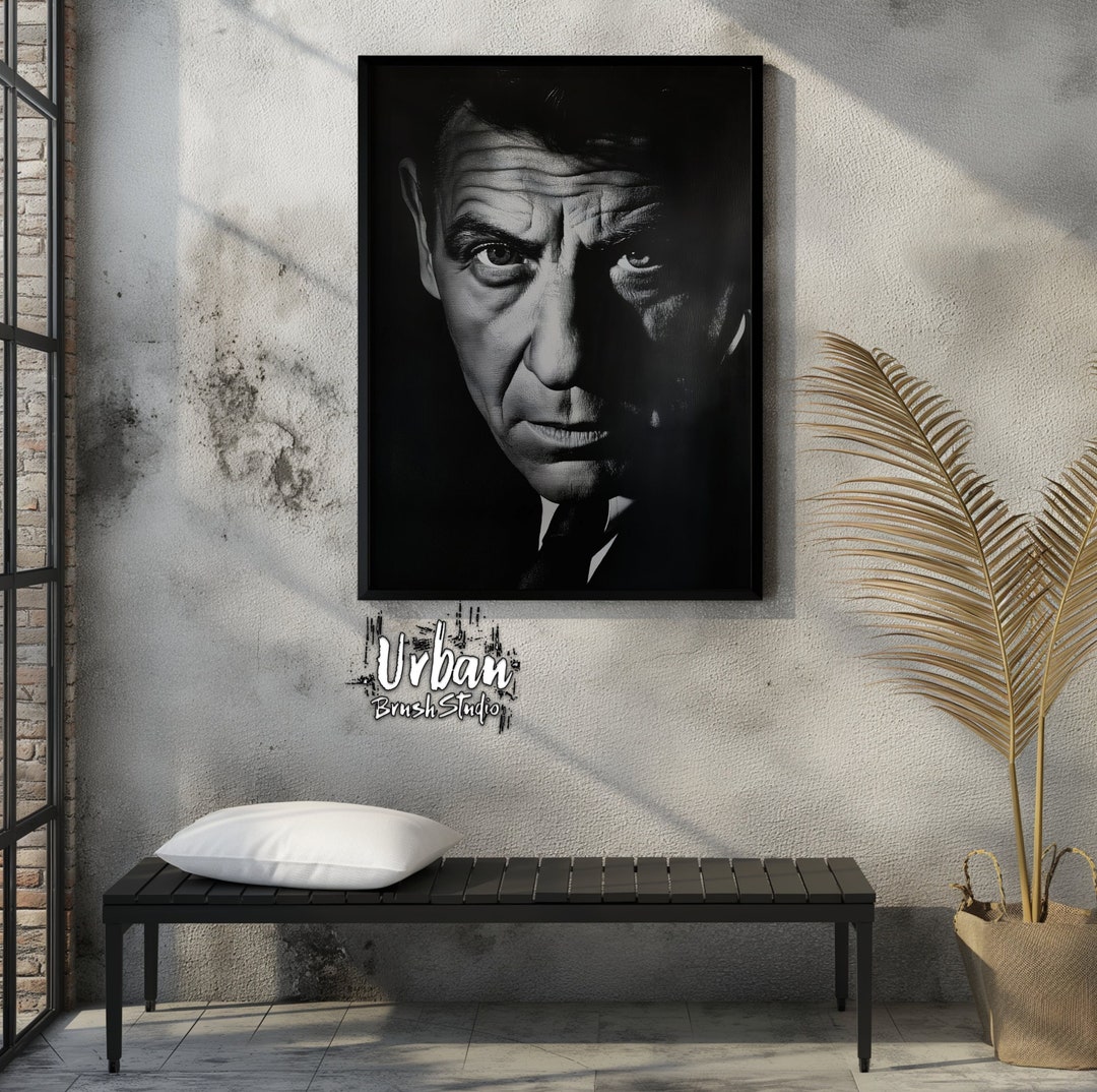 Frank Sinatra Soulful Iconic Portrait of Legendary Blue Eyes Expressive ...