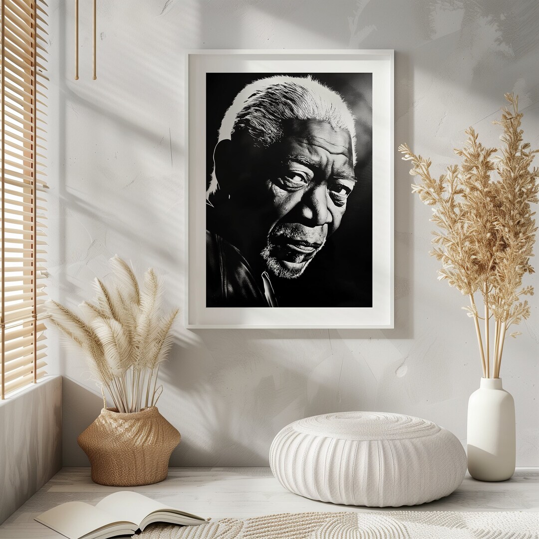 Freeman Shawshank Redemption Iconic Dramatic Portrait(09)