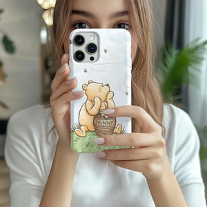 Classic Winnie the Pooh Tough Phone Case, Vintage Cartoons iPhone Cover, Protective Cellphone Case, Retro Disney Character Tech Accessories,