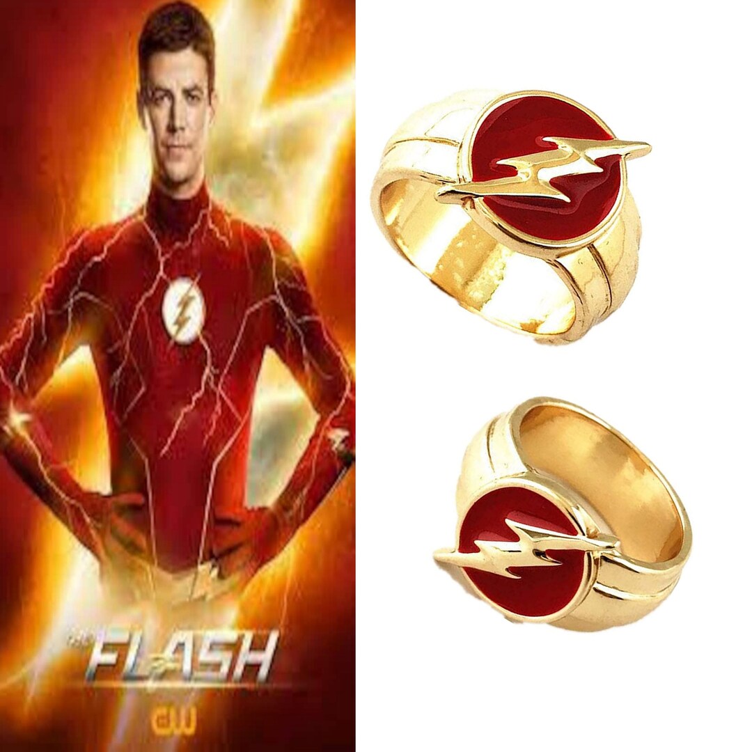 Reverse Flash Ring Sterling Silver Ring Flash Point Ring DC Etsy