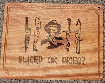 Sliced or Diced cutting board