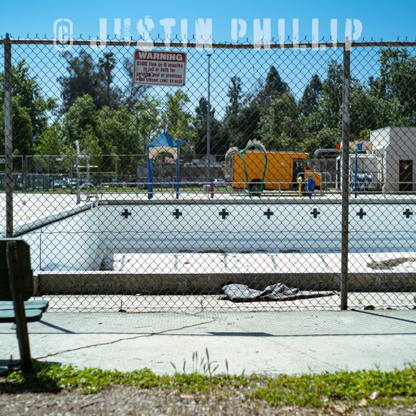 Abandoned Pool - North Hollywood California - Fine Art Photograph - Urban Photography - Wall Art - Street Photo