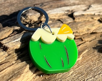 Personalized Coconut Pet ID Tag | Custom Handmade Pet Charm | Coco Pipa Identification Alternative
