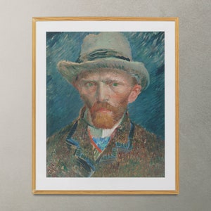 Van Gogh Self Portrait | Vintage Printable Wall Decor | Digital Download