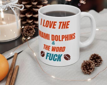 Miami Dolphins Ceramic Mug 11oz & 15 oz