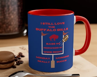 Buffalo Bills 'Wide Right' Coffee Mug - 11oz Ceramic