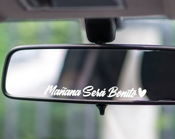 Mañana Será Bonito Decal: Waterproof Car Window Sticker
